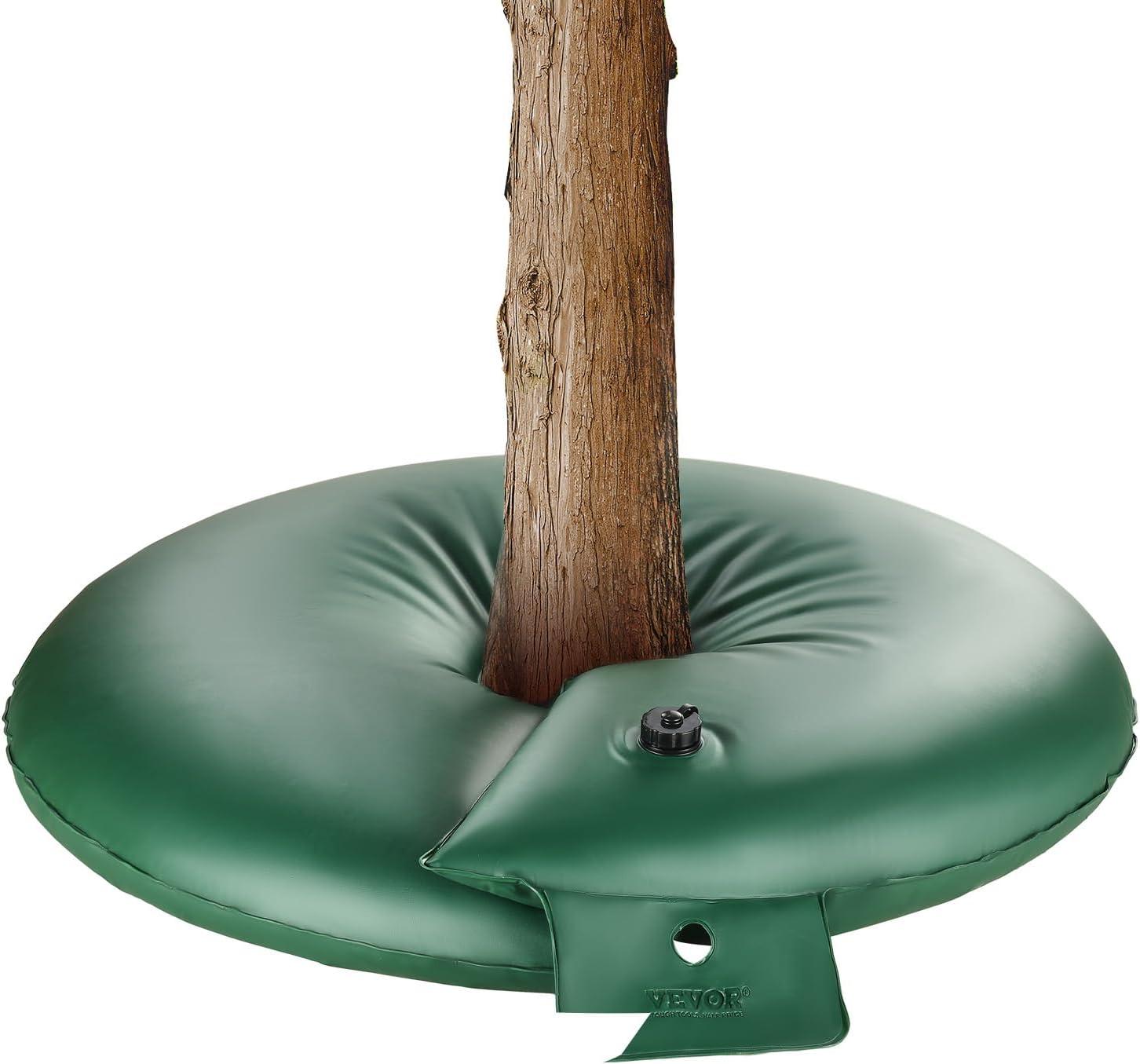 image:imageVEVOR Tree Watering Bag 25 Packs 20 Gallons Watering Bags for New Trees 59 Hours Slow Release Refillable Tree Drip Irrigation Bags with Zipper Durable Tree Watering System for Deep Root Targeting4Pcs 20Gal Ring