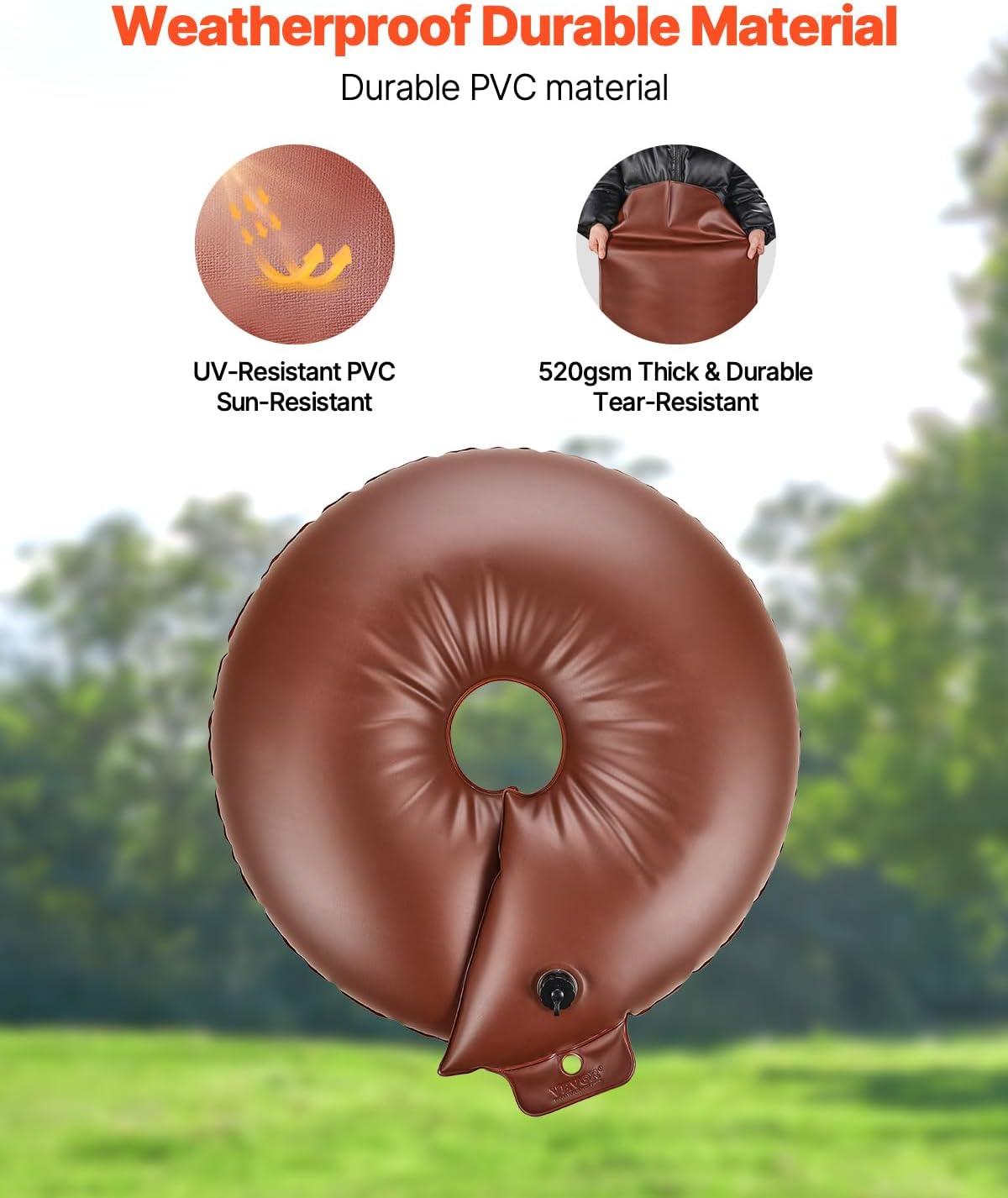 image:imageVEVOR Tree Watering Bag 25 Packs 20 Gallons Watering Bags for New Trees 59 Hours Slow Release Refillable Tree Drip Irrigation Bags with Zipper Durable Tree Watering System for Deep Root Targeting4Pcs 16Gal Ring