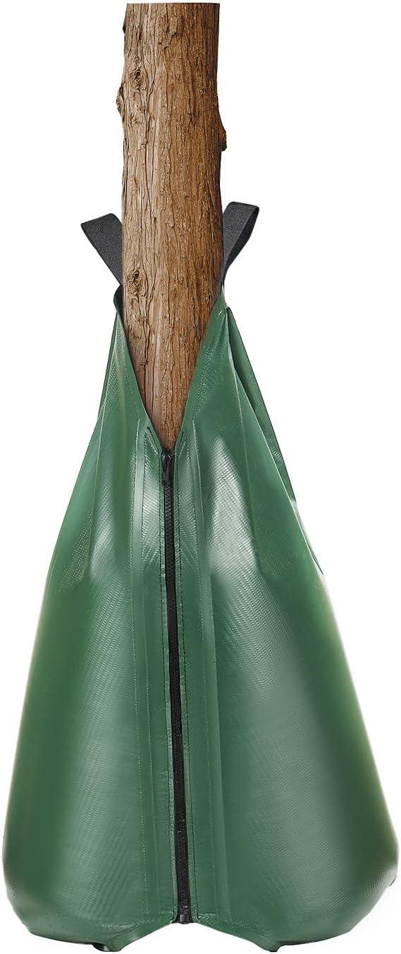 image:imageVEVOR Tree Watering Bag 25 Packs 20 Gallons Watering Bags for New Trees 59 Hours Slow Release Refillable Tree Drip Irrigation Bags with Zipper Durable Tree Watering System for Deep Root Targeting25Pcs 20Gal