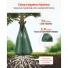 VEVOR Tree Watering Bag, 25 Packs 20 Gallons Watering Bags for New Trees, 5-9 Hours Slow Release Refillable Tree Drip Irrigation Bags with Zipper, Durable Tree Watering System for Deep Root Targeting(4Pcs 20Gal)