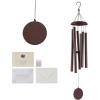 VEVOR 45″ Memorial Wind Chimes for Outside – Professional Deep Tone Gift for Mother’s Day, Father’s Day, Birthdays, D Key Tuned Outdoor Chimes with Bronze Finish, Sympathy Gift for Loss of Loved One(Bronze)