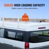VEVOR Van Ladder Racks, 47.2-78.7 in Adjustable, 500 lbs Capacity, Alloy Steel, Compatible with Full-Size Vans, 2 Pcs White(for Mid-Large Size Vans)