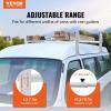 VEVOR Van Ladder Racks, 47.2-78.7 in Adjustable, 500 lbs Capacity, Alloy Steel, Compatible with Full-Size Vans, 2 Pcs White(for Mid-Large Size Vans)