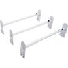 VEVOR Van Ladder Racks, 47.2-78.7 in Adjustable, 500 lbs Capacity, Alloy Steel, Compatible with Full-Size Vans, 2 Pcs White(for Full-size Vans)
