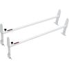 VEVOR Van Ladder Racks, 47.2-78.7 in Adjustable, 500 lbs Capacity, Alloy Steel, Compatible with Full-Size Vans, 2 Pcs White(for Mid-Large Size Vans)