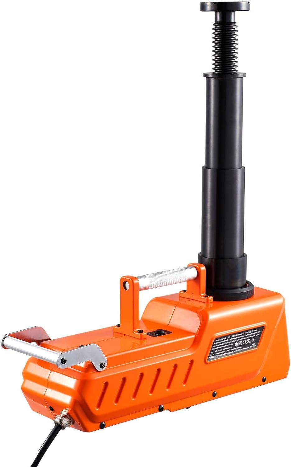image:imageVEVOR Electric Car Jack Wireless 5 Tons Cordless Remote Control Hydraulic Electric Jack LED Light Hydraulic Repair Tool 135360mm Lifting Range for SUV MPV Sedan Truck Repair15T