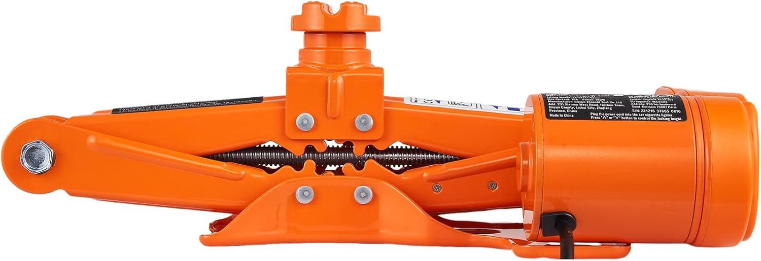 image:imageVEVOR Electric Car Jack Wireless 5 Tons Cordless Remote Control Hydraulic Electric Jack LED Light Hydraulic Repair Tool 135360mm Lifting Range for SUV MPV Sedan Truck Repair3T with Wrench