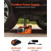 VEVOR Electric Car Jack Wireless 5 Tons, Cordless Remote Control Hydraulic Electric Jack, LED Light Hydraulic Repair Tool, 135-360mm Lifting Range for SUV MPV Sedan Truck Repair(5T cordless remote)