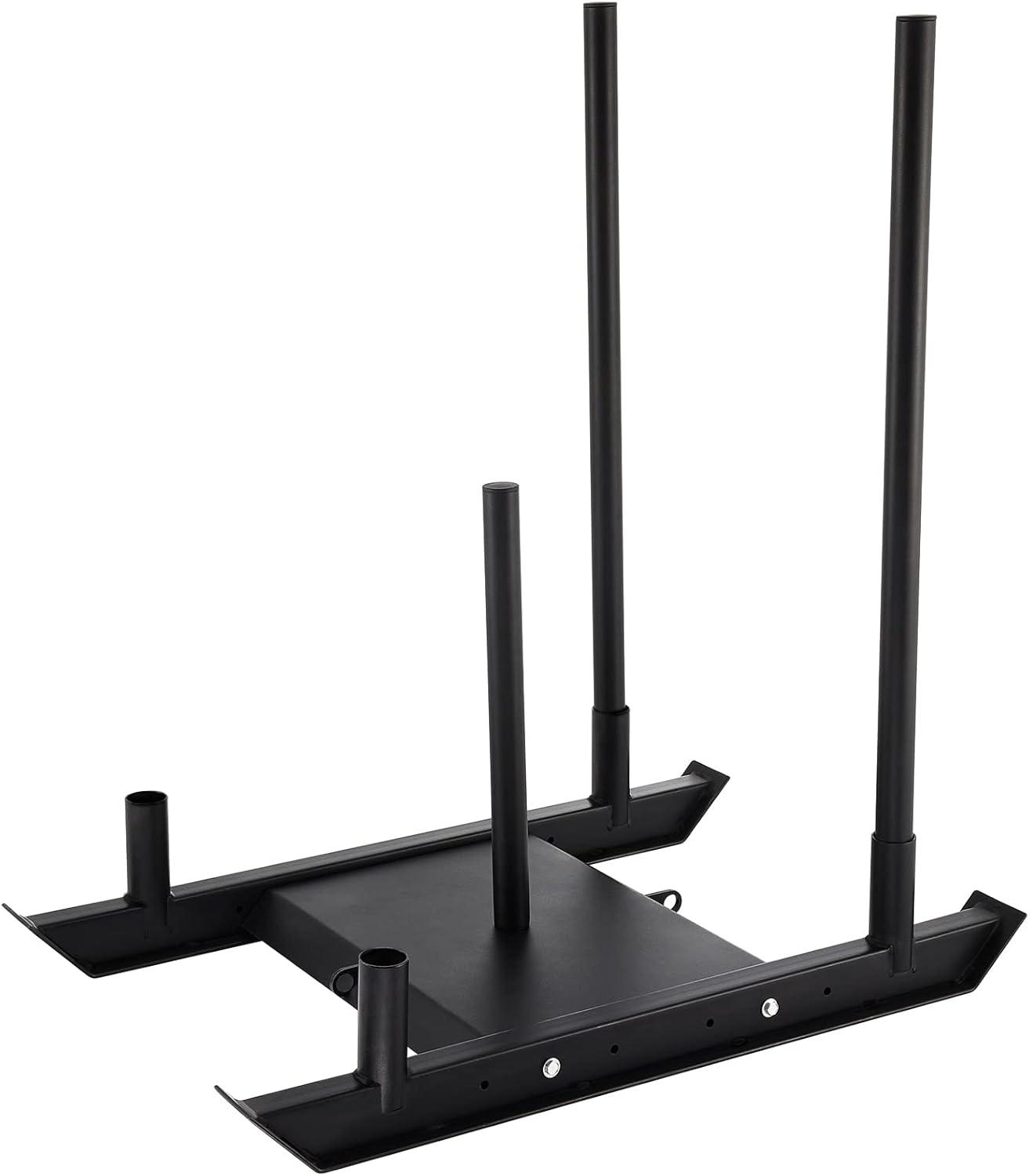 image:imageVEVOR Weight Training Pull Sled Fitness Strength Speed Training Sled Steel Power Sled Workout Equipment for Athletic Exercise and Speed ImprovementB500