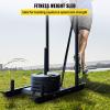 VEVOR Weight Training Pull Sled, Fitness Strength Speed Training Sled, Steel Power Sled Workout Equipment for Athletic Exercise and Speed Improvement(B500)