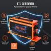 VEVOR 36 Volt Golf Cart Battery Charger, 12 AMP, Smart Battery Charger with D-Style Plug, Compatible with Lead-Acid AGM/Gel/EFB MF NMC LiFePO4 Batteries for EZGO TXT, IP67 Waterproof ETL Certified(36V 18A For D-Style Plug)