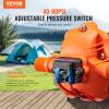 VEVOR 12V Diaphragm Pump, 3 GPM (11.36 L/min), 3-Chamber 12 Volt DC Water Pump with Automatic Pressure Switch 40-100 PSI Adjustable, 50 PSI, 1/2” MNPT Port, for RV Yacht Food Truck Camper Marine(12V  3.0GPM  50PSI)