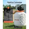 VEVOR FlashPure Sand Filter Pump, 12 in for Above Ground Pool, 0.5 HP 3000 GPH, Swimming Pool Filter System with Timer, 6X Faster Filtration, Media Installed, Leak-Resistant, Ready to Use Out of Box(16 inch  1 HP  4400 GPH)