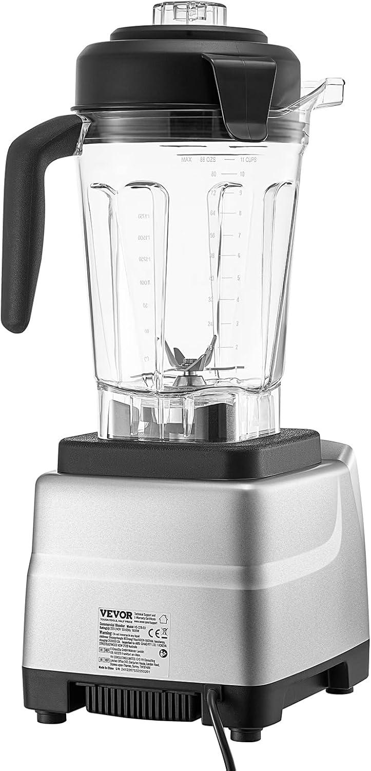 image:imageVEVOR Professional Blender for Smoothies 85 oz 1400Wwith Powerful Motor MultiFunctional Food Processing for SmoothieMilkshakeJuice Fits for Kitchen25 L 85 oz