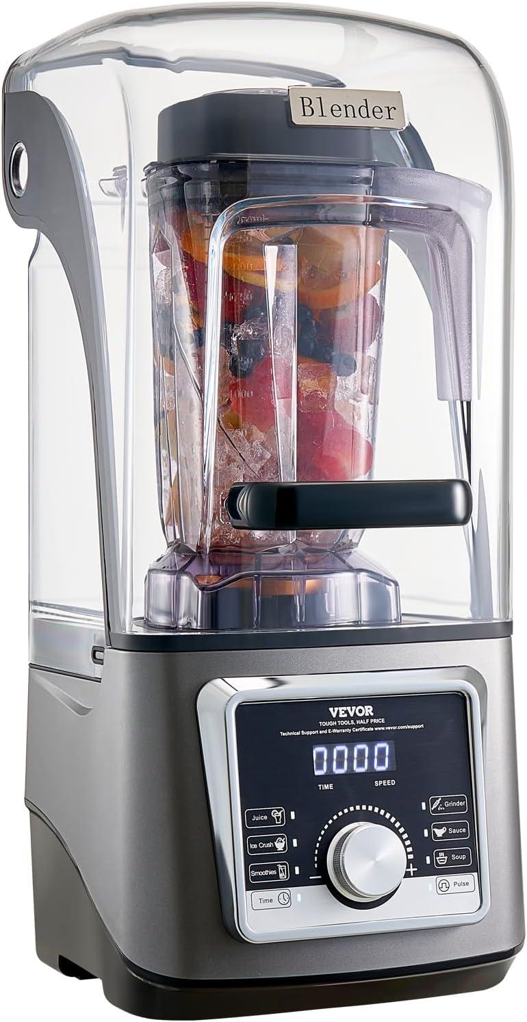 image:imageVEVOR Professional Blender for Smoothies 85 oz 1400Wwith Powerful Motor MultiFunctional Food Processing for SmoothieMilkshakeJuice Fits for Kitchen25 L 85 oz