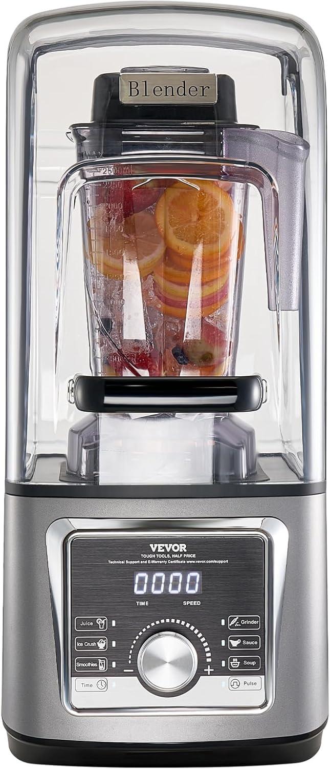 image:imageVEVOR Professional Blender for Smoothies 85 oz 1400Wwith Powerful Motor MultiFunctional Food Processing for SmoothieMilkshakeJuice Fits for Kitchen25 L 85 oz