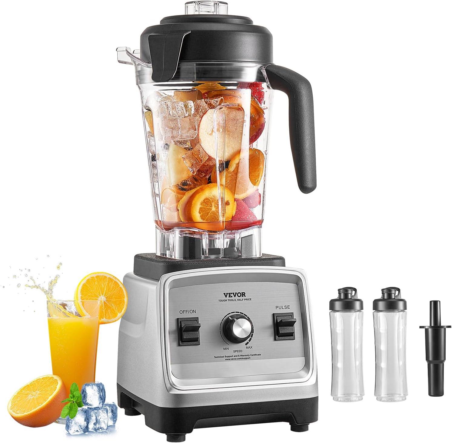 image:imageVEVOR Professional Blender for Smoothies 85 oz 1400Wwith Powerful Motor MultiFunctional Food Processing for SmoothieMilkshakeJuice Fits for Kitchen25 L 85 oz