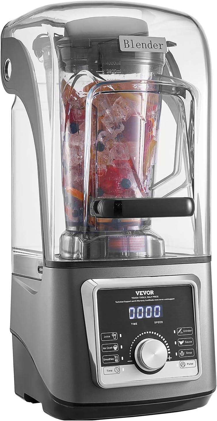 image:imageVEVOR Professional Blender for Smoothies 85 oz 1400Wwith Powerful Motor MultiFunctional Food Processing for SmoothieMilkshakeJuice Fits for Kitchen35 L 118 oz