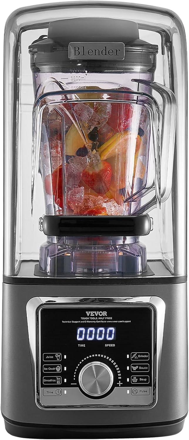 image:imageVEVOR Professional Blender for Smoothies 85 oz 1400Wwith Powerful Motor MultiFunctional Food Processing for SmoothieMilkshakeJuice Fits for Kitchen35 L 118 oz