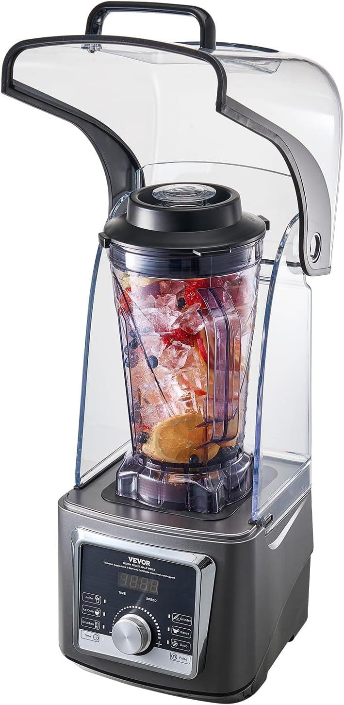 image:imageVEVOR Professional Blender for Smoothies 85 oz 1400Wwith Powerful Motor MultiFunctional Food Processing for SmoothieMilkshakeJuice Fits for Kitchen35 L 118 oz