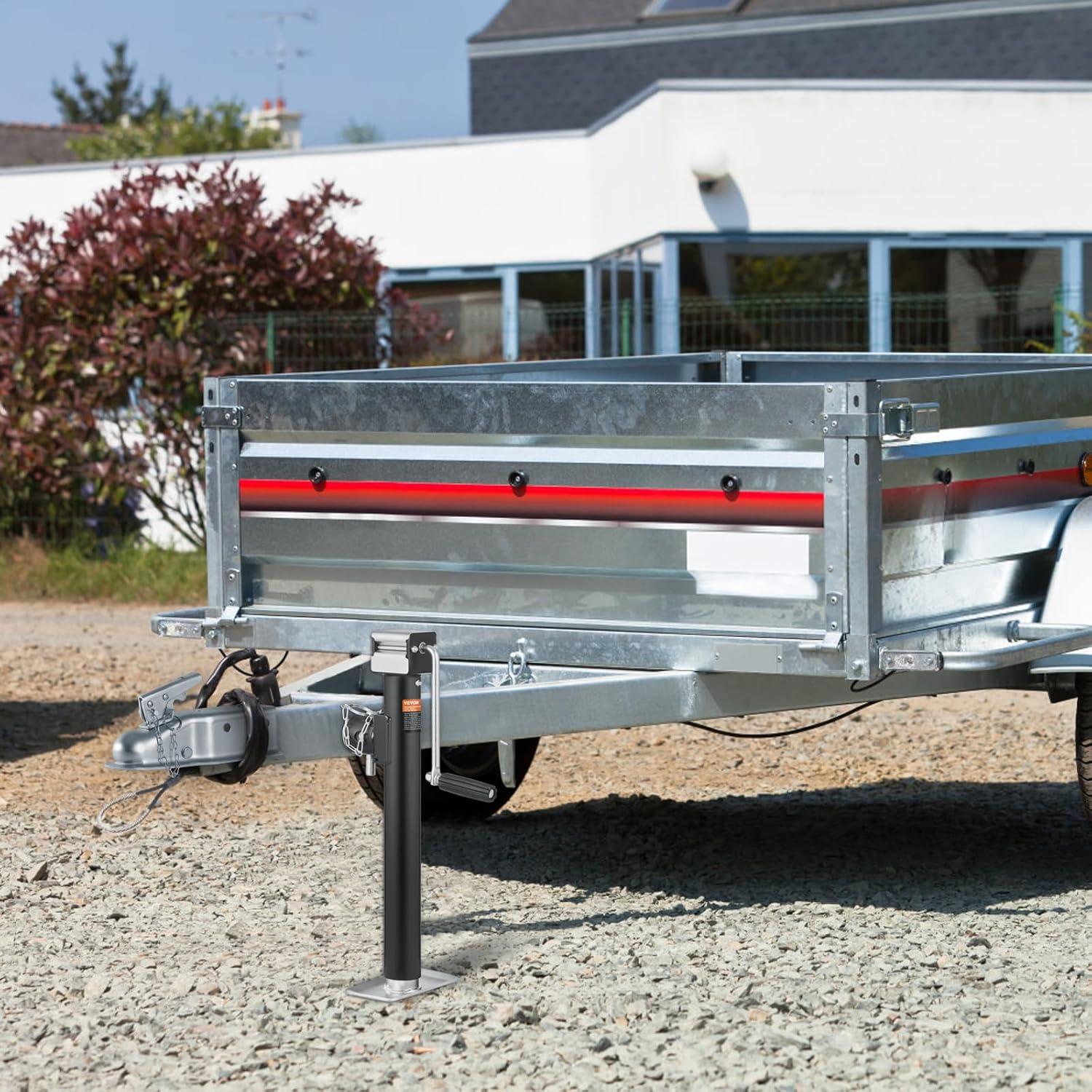 image:imageVEVOR Straight Trailer Coupler for 2Inch Hitch Ball 3Inch Channel 5000 lbs Capacity Heavy Duty Trailer Tongue Coupler Ideal for Towing Station Wagons Pickup Trucks SUVs Zinc Plated Surface2 3