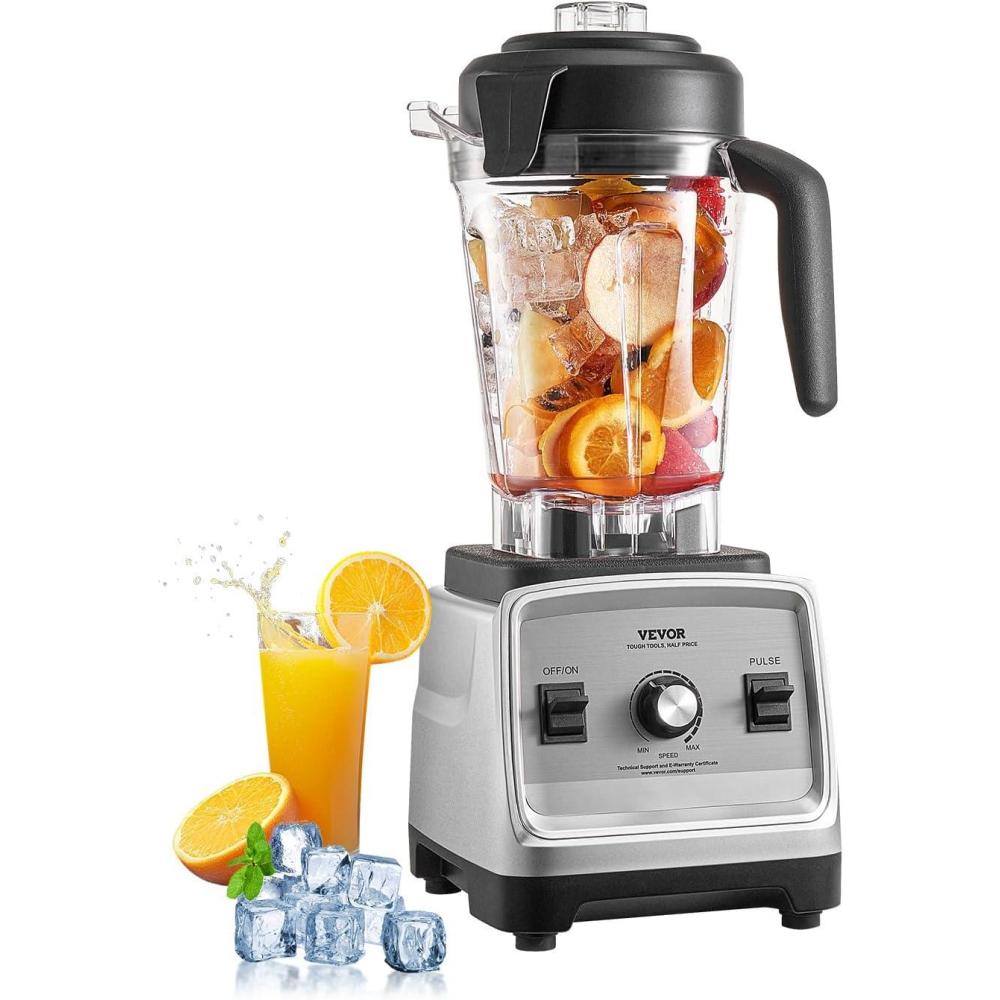 image:imageVEVOR Professional Blender for Smoothies 85 oz 1400Wwith Powerful Motor MultiFunctional Food Processing for SmoothieMilkshakeJuice Fits for Kitchen25 L  85 oz