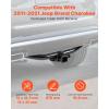 VEVOR Class 3 Trailer Hitch, 2-Inch Receiver, Q455B Steel Tube Frame, Compatible with 2020-2023 Toyota Highlander, Multi-Fit Hitch to Receive Ball Mount, Cargo Carrier, Bike Rack, and Tow Hook, Black(2011-2021 Jeep Grand Cherokee)