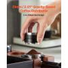 VEVOR Coffee Distributor 58mm, 2-in-1 Adjustable Espresso Distributor with Fan-Shaped Base, Coffee Distributor 304 Stainless Steel with Easy-to-Disassemble Design(51mm)