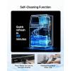 VEVOR Commercial Ice Maker Machine, 130Lbs/24H with 33Lbs Storage, 45 Cubes per Cycle, Stainless Steel Freestanding & Under Counter Ice Maker with LED Display & Self-Cleaning, for Home Bar Restaurant(130Lbs/24H)