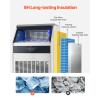 VEVOR Commercial Ice Maker Machine, 130Lbs/24H with 33Lbs Storage, 45 Cubes per Cycle, Stainless Steel Freestanding & Under Counter Ice Maker with LED Display & Self-Cleaning, for Home Bar Restaurant(440lbs/24H)