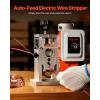 VEVOR Electric Wire Stripping Machine, 0.06-1.57 in, 400W Automatic Motorized Cable Stripper, 9.84 IPS (15 m/min) Wire Peeler with Blades, V-Shaped Rollers, Cooling Fan, for Scrap Copper Recycling(Electric 400W)