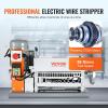 VEVOR Electric Wire Stripping Machine, 0.06-1.57 in, 400W Automatic Motorized Cable Stripper, 9.84 IPS (15 m/min) Wire Peeler with Blades, V-Shaped Rollers, Cooling Fan, for Scrap Copper Recycling(Electric 370W)