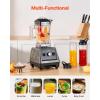 VEVOR Professional Blender for Smoothies, 85 oz 1400W,with Powerful Motor, Multi-Functional Food Processing for Smoothie/Milkshake/Juice, Fits for Kitchen(Dark Grey)