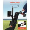 VEVOR Trailer Dolly, 500lbs Tongue Weight Capacity, 13 inch-23.2 inch Height Adjustable Trailer Mover Dolly, 9-inch Pneumatic Rubber Tire, Manual or Electric Wrench Drive, for Moving RV Trailer