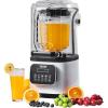 VEVOR Professional Blender for Smoothies, 85 oz 1400W,with Powerful Motor, Multi-Functional Food Processing for Smoothie/Milkshake/Juice, Fits for Kitchen(2L/68 oz)