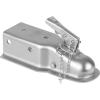 VEVOR Straight Trailer Coupler, for 2-Inch Hitch Ball, 3-Inch Channel, 5000 lbs Capacity, Heavy Duty Trailer Tongue Coupler, Ideal for Towing Station Wagons, Pickup Trucks, SUVs, Zinc Plated Surface(2″ 3″)