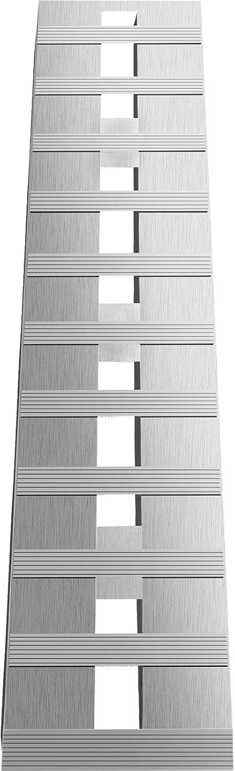 image:imageVEVOR Aluminum Ramps 1250lbs Straight Ramp with Treads and Load Straps Portable Loading Ramp for Motorcycles ATVs Trucks Lawn Mower Dirt Bike Garden Tractor 78 L x 12 W 2Pcs6000lbs