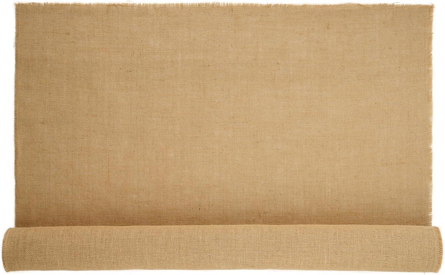 image:imageVEVOR Burlap Fabric Roll 40 x 150 ft amp 45 x 45 High Density Wide Natural Burlap Fabric Rolls Jute Fabric Burlap Tree Wrap Roll for Decor Crafts Wedding Gardening Plant amp Tree Winter Covering40 inch x 30 ft