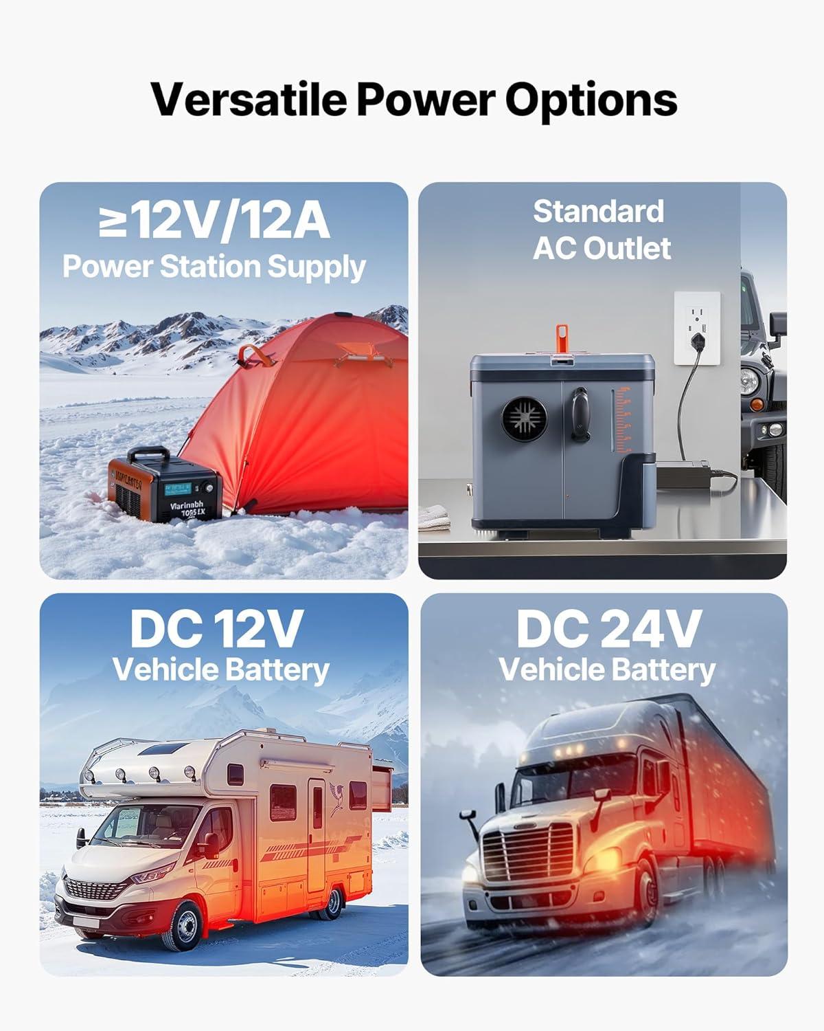 image:imageVEVOR Diesel Heater 8KW DC 12V24V All in One Portable Diesel Air Heater with Bluetooth APP Control Remote Control and LCD Screen 19 Gal Fuel Tank for Trucks Vans RVs Campers and GaragesGray