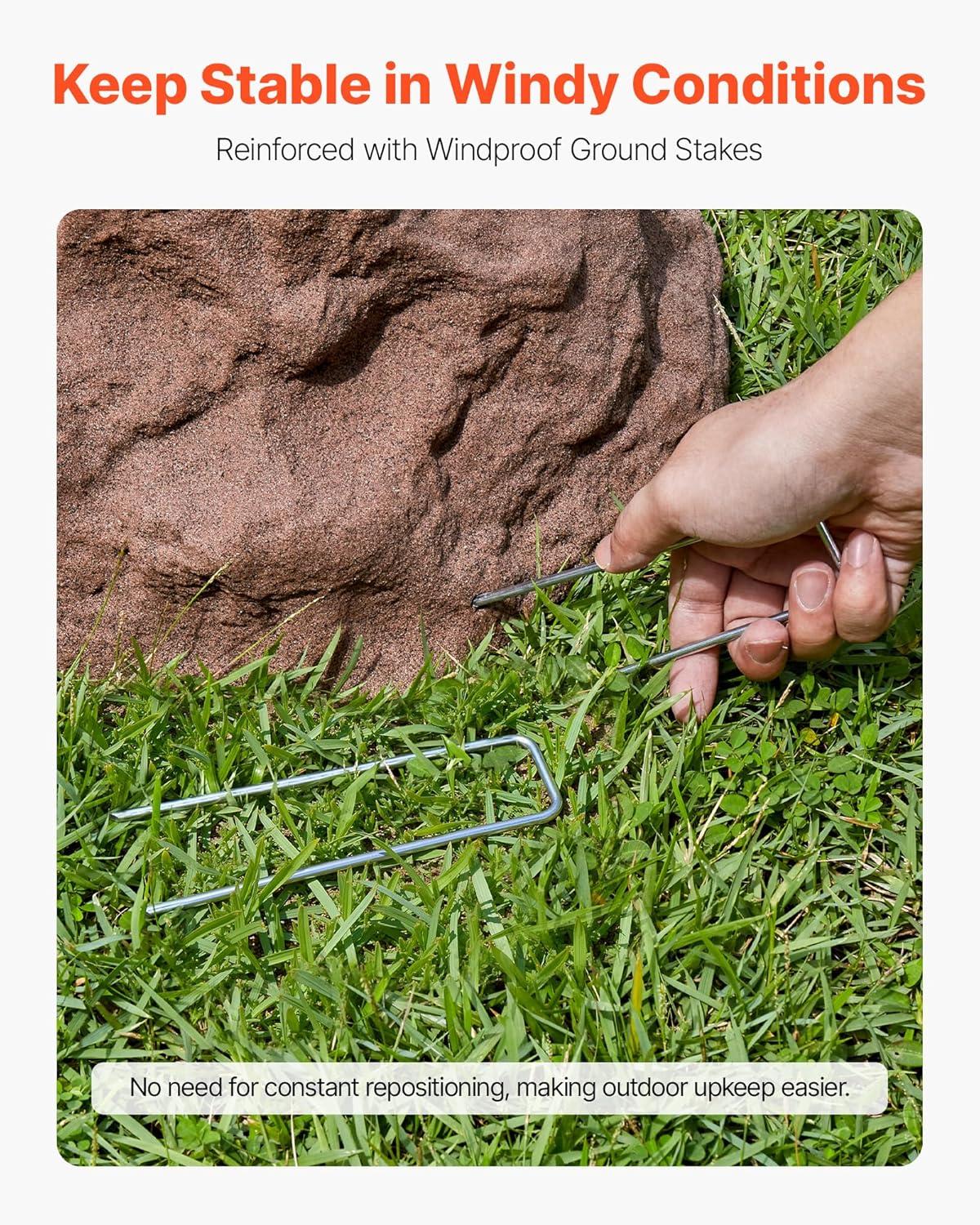 image:imageVEVOR Faux Rock Cover Outdoor Fake Rock Well Pump Cover Realistic Natural Texture Lightweight amp WeatherResistant Polyresin Artificial Boulder for Landscaping Garden Yard Dcor Brown Small SizeIrregular conesmall sizebrown