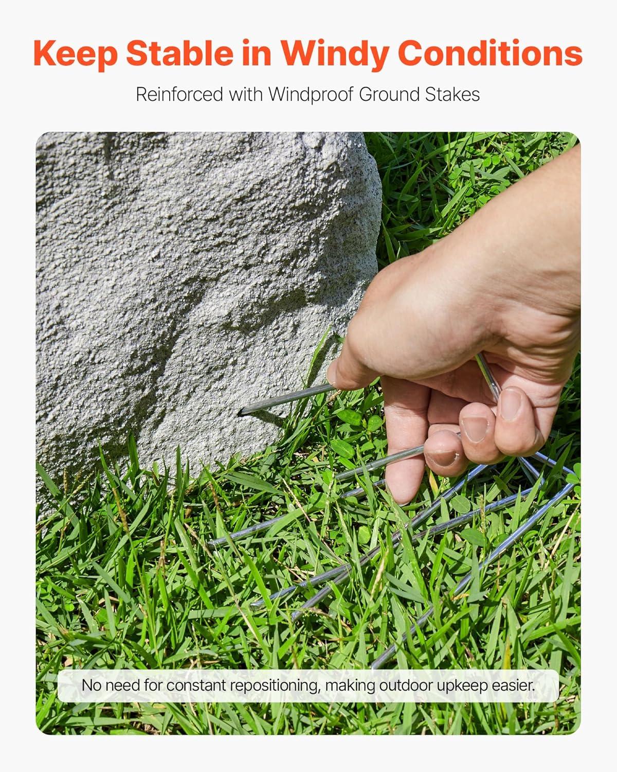 image:imageVEVOR Faux Rock Cover Outdoor Fake Rock Well Pump Cover Realistic Natural Texture Lightweight amp WeatherResistant Polyresin Artificial Boulder for Landscaping Garden Yard Dcor Brown Small SizeIrregular coneMedium sizedark grey
