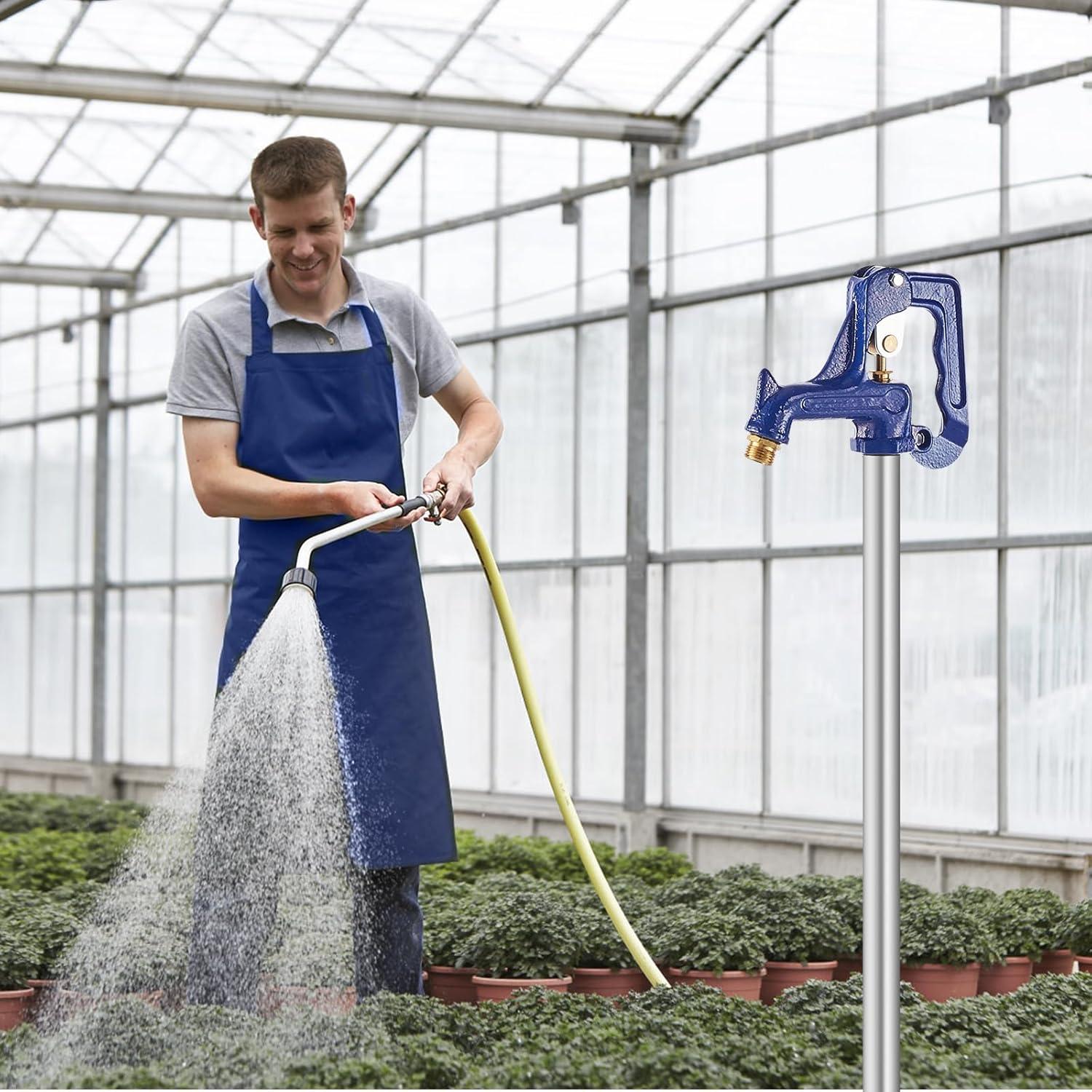 image:imageVEVOR Frost Proof Yard Hydrant 524FT FreezeProof Outdoor Faucet with 36 Bury Depth 34 NPT Pipe Connection Lever Handle Handwheel No Lead Freezeless Hydrant for Yard Garden Farm IrrigationAntique