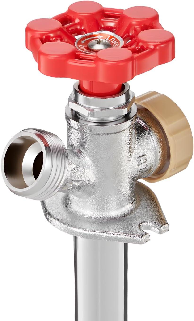 image:imageVEVOR Frost Proof Yard Hydrant 524FT FreezeProof Outdoor Faucet with 36 Bury Depth 34 NPT Pipe Connection Lever Handle Handwheel No Lead Freezeless Hydrant for Yard Garden Farm IrrigationTraditional