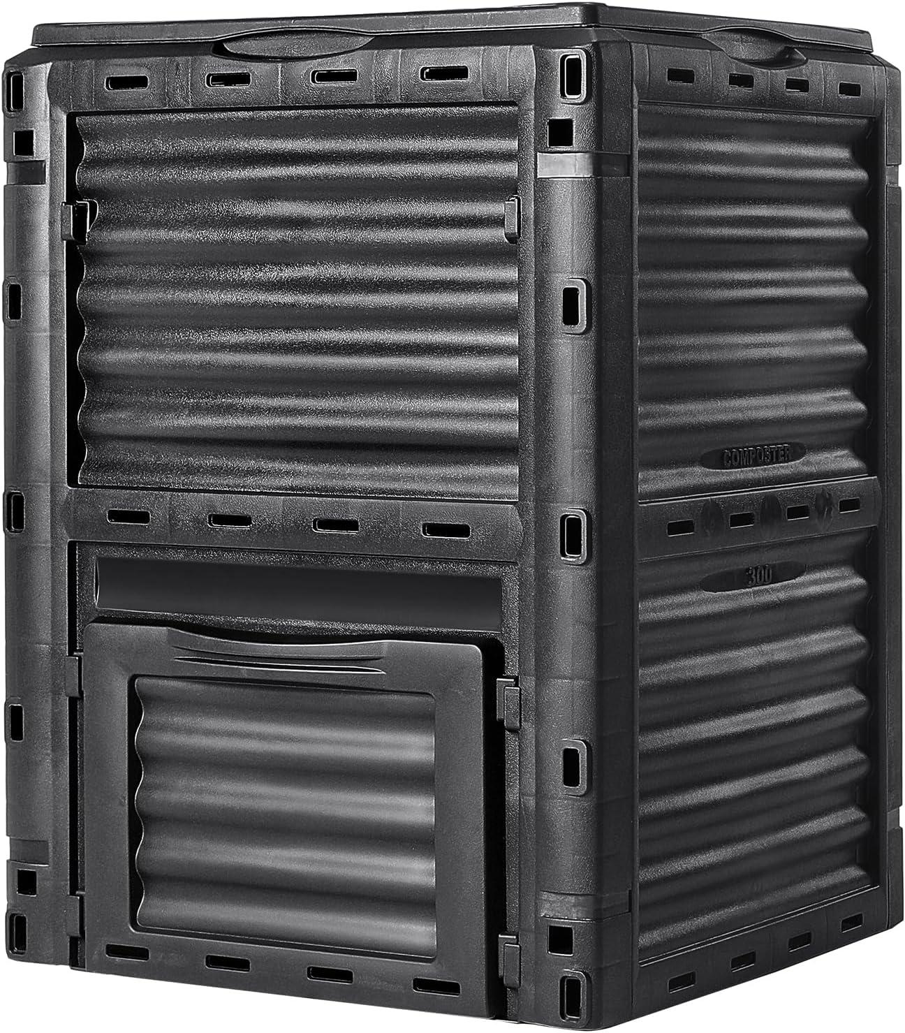 image:imageVEVOR Garden Compost Bin 80 Gallon BPA Free Composter amp Jobes Organics 09926 Fast Acting Fertilizer Compost Starter 4 Pound