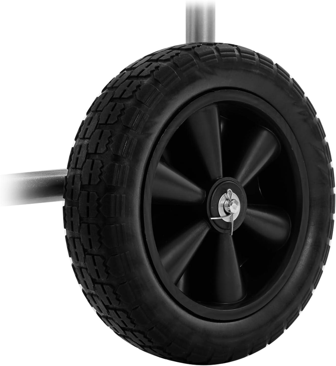 image:imageVEVOR Hose Reel Cart Hold Up to 250 ft of 58 Hose Garden Water Hose Carts Mobile Tools with 4 Wheels Heavy Duty PowderCoated Steel Outdoor Planting with Storage Basket for Garden Yard Lawn250 ft