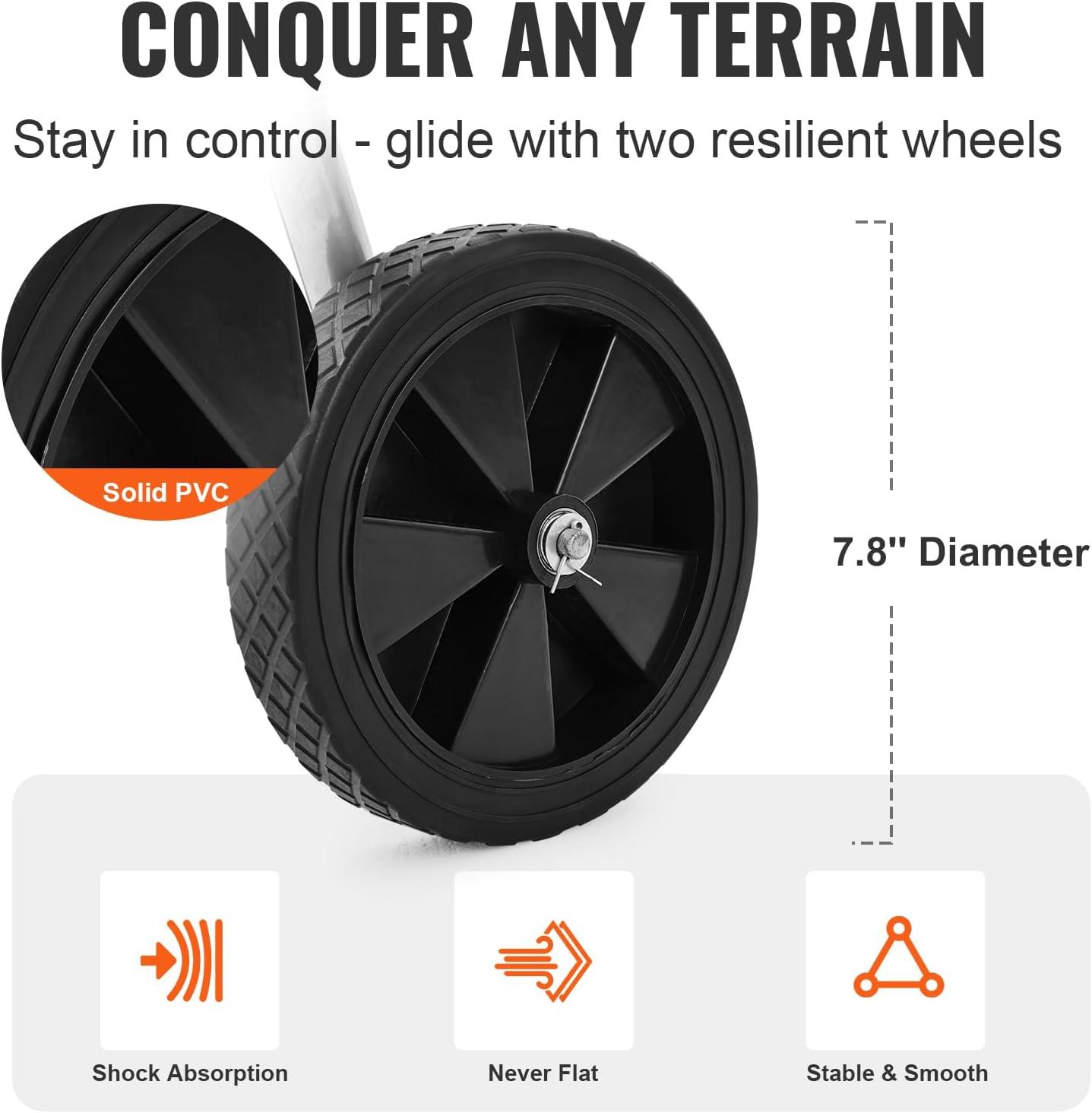 image:imageVEVOR Hose Reel Cart Hold Up to 250 ft of 58 Hose Garden Water Hose Carts Mobile Tools with 4 Wheels Heavy Duty PowderCoated Steel Outdoor Planting with Storage Basket for Garden Yard Lawn175 ft
