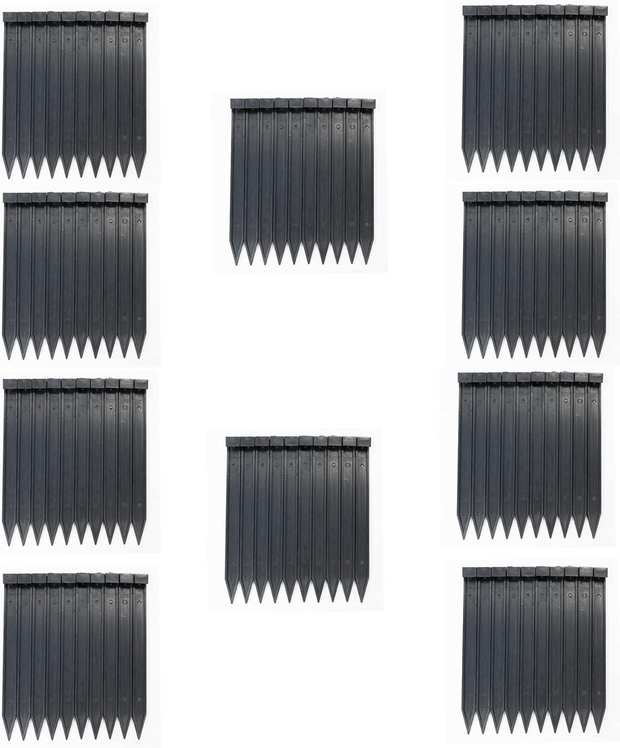 image:imageVEVOR Landscape Edging 10 inch Depth 150 ft Total Length Recycled HDPE Coiled Terrace Board Flexible Bender Border amp EasyFlex Nylon Landscape Anchoring Stakes