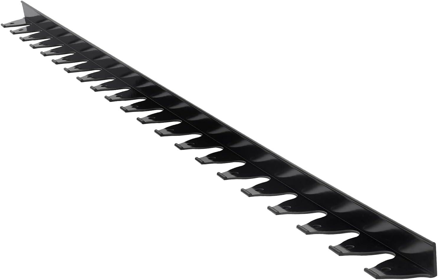 image:imageVEVOR Landscape Edging 20 ft x 2 in Plastic Garden Border Edging with 20 Spikes No Dig Flexible Lawn Edgings Roll UVResistant Mini Fence Borders Pathway Edgings for Flower Beds Yard Paver60ft17inLshaped