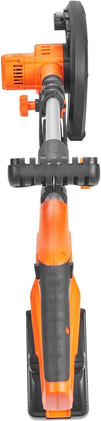 image:imageVEVOR Lawn Edger 8inch Blade Length 12 Amp Electric Edger Lawn Tool 4000 RPM with 3Position Blade Depth 65 Mn Pivoting Handle Dual Wheels for Lawns Driveways Yards and Sidewalk Edges20 V