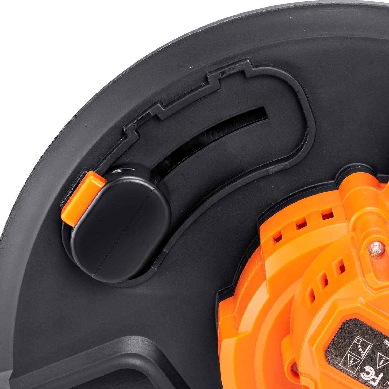 image:imageVEVOR Lawn Edger 8inch Blade Length 12 Amp Electric Edger Lawn Tool 4000 RPM with 3Position Blade Depth 65 Mn Pivoting Handle Dual Wheels for Lawns Driveways Yards and Sidewalk Edges20 V